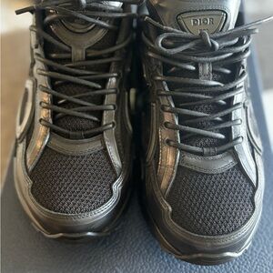 Dior Men's Black Mesh Sneakers